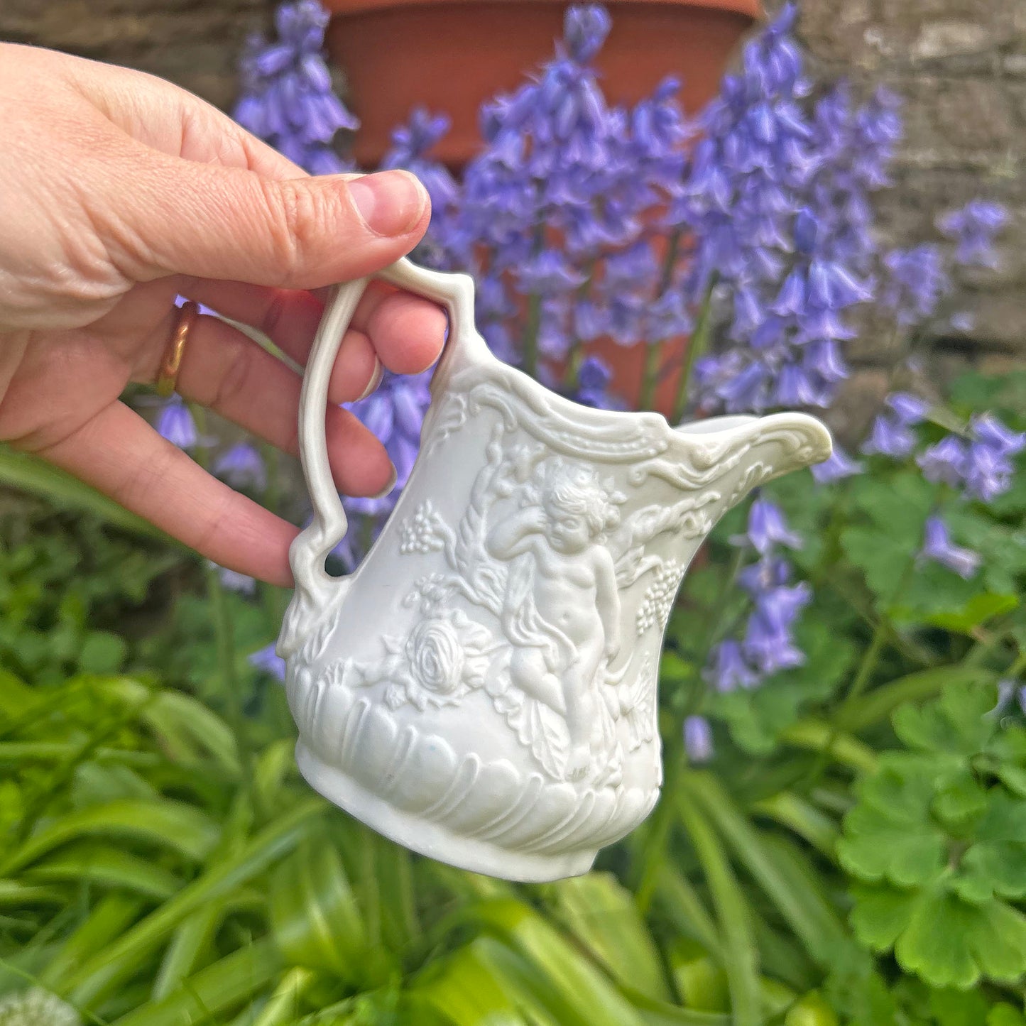 Milk Jug / Creamer - Portmeirion Parian Ware (Preloved)