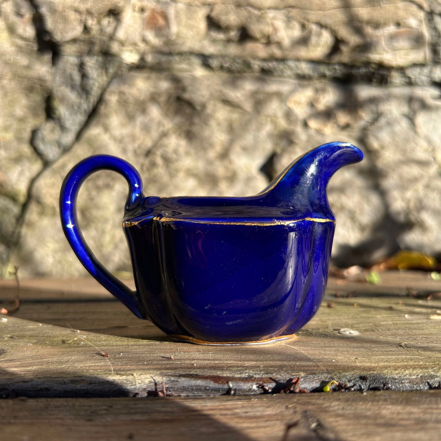 Milk Jug / Creamer - Welsh Costumes - Antique Souvenir (Preloved)