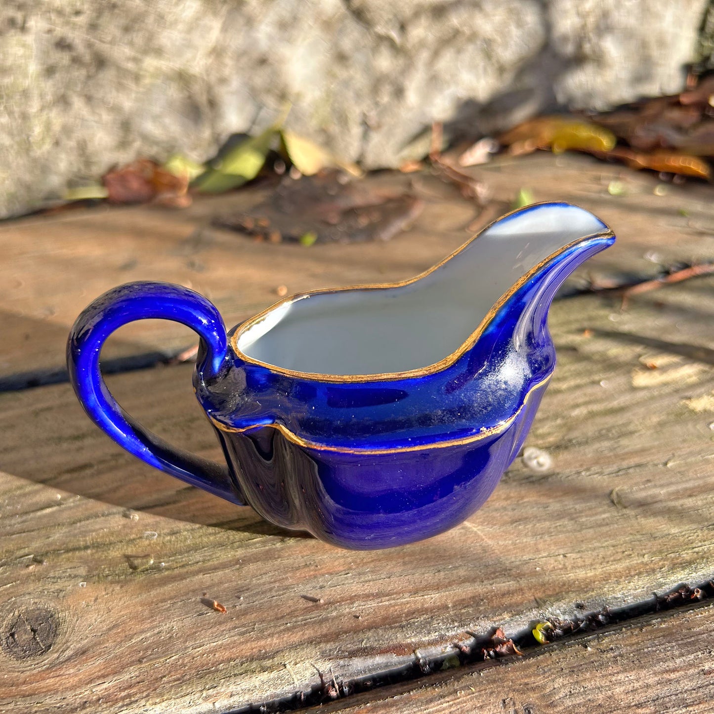 Milk Jug / Creamer - Welsh Costumes - Antique Souvenir (Preloved)