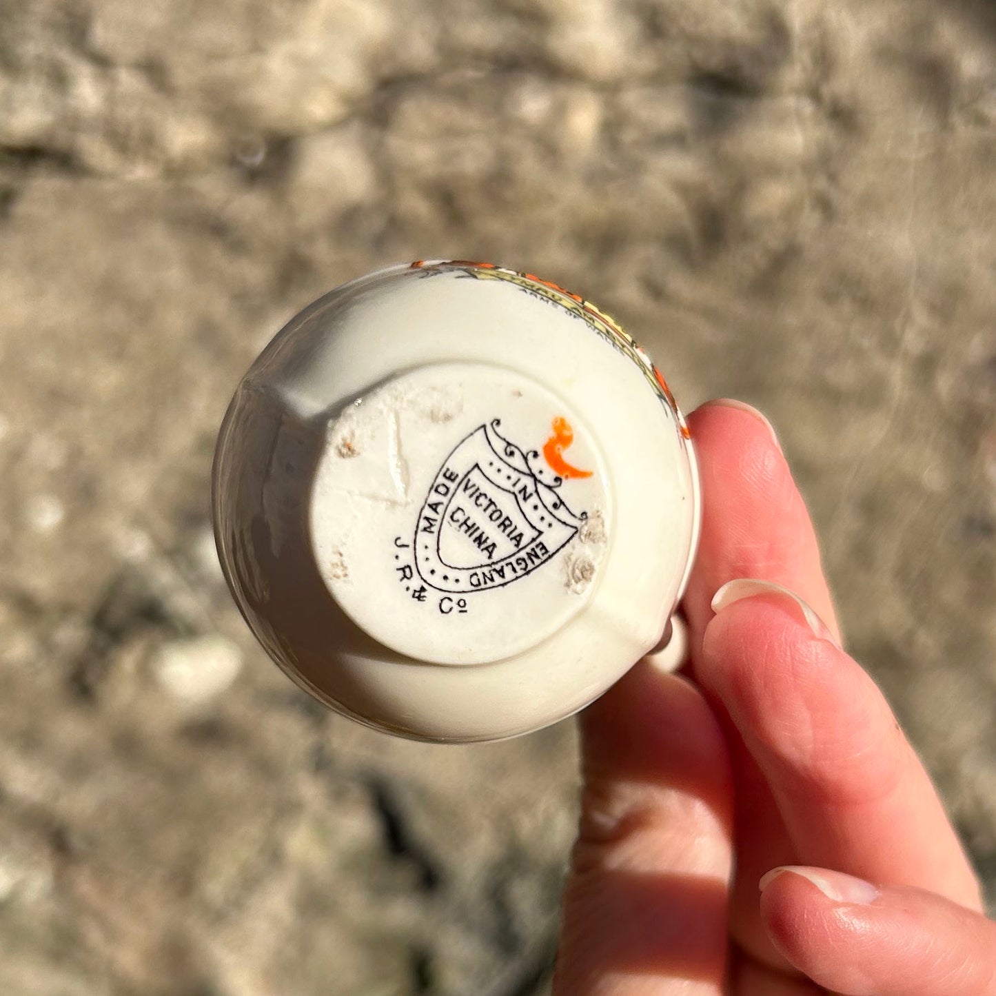 Miniature Jug - Crested Victoria China - Cymru am Byth - Antique (Preloved)