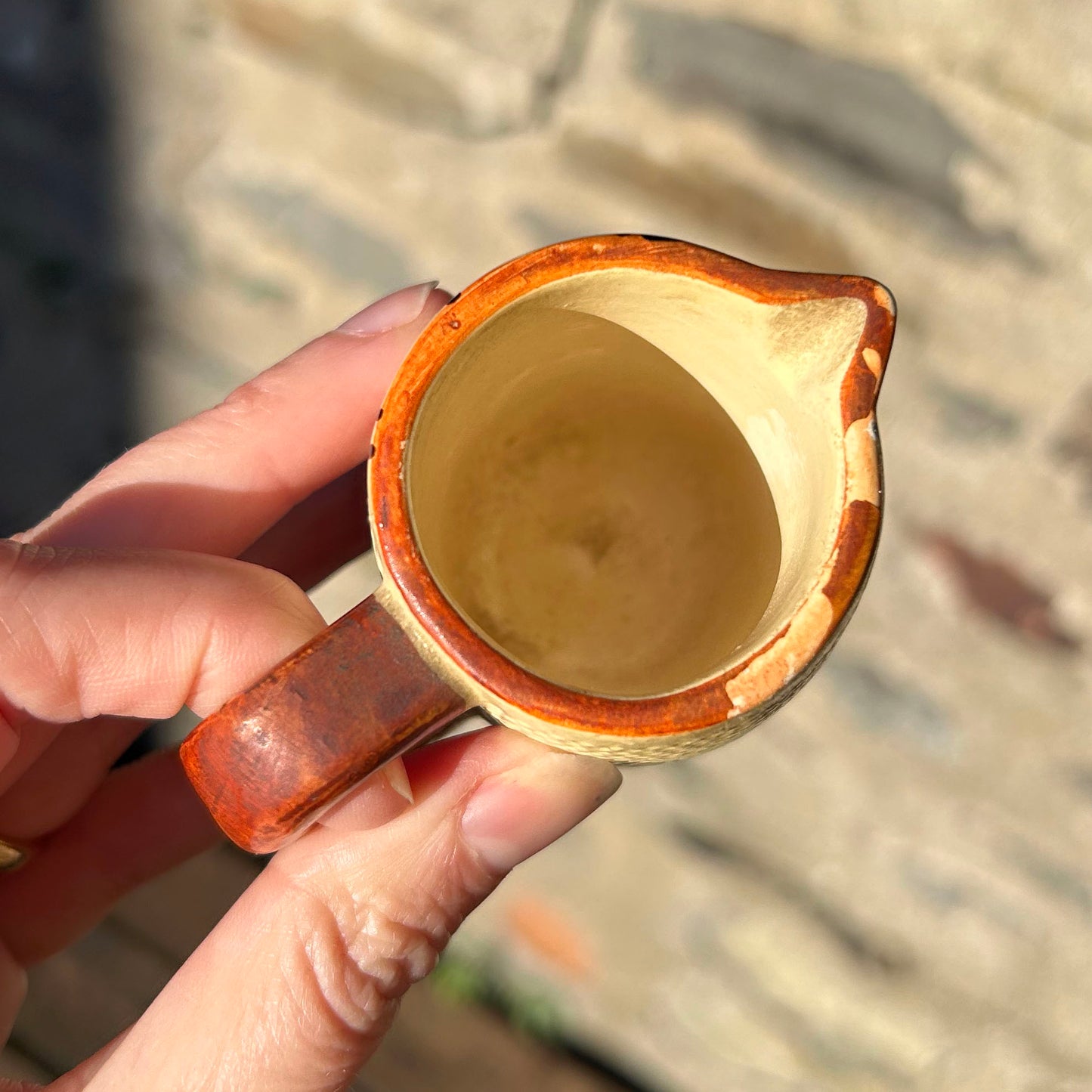 Miniature Jug - Welsh Lady / Aberystwyth Cymru - Vintage (Preloved)