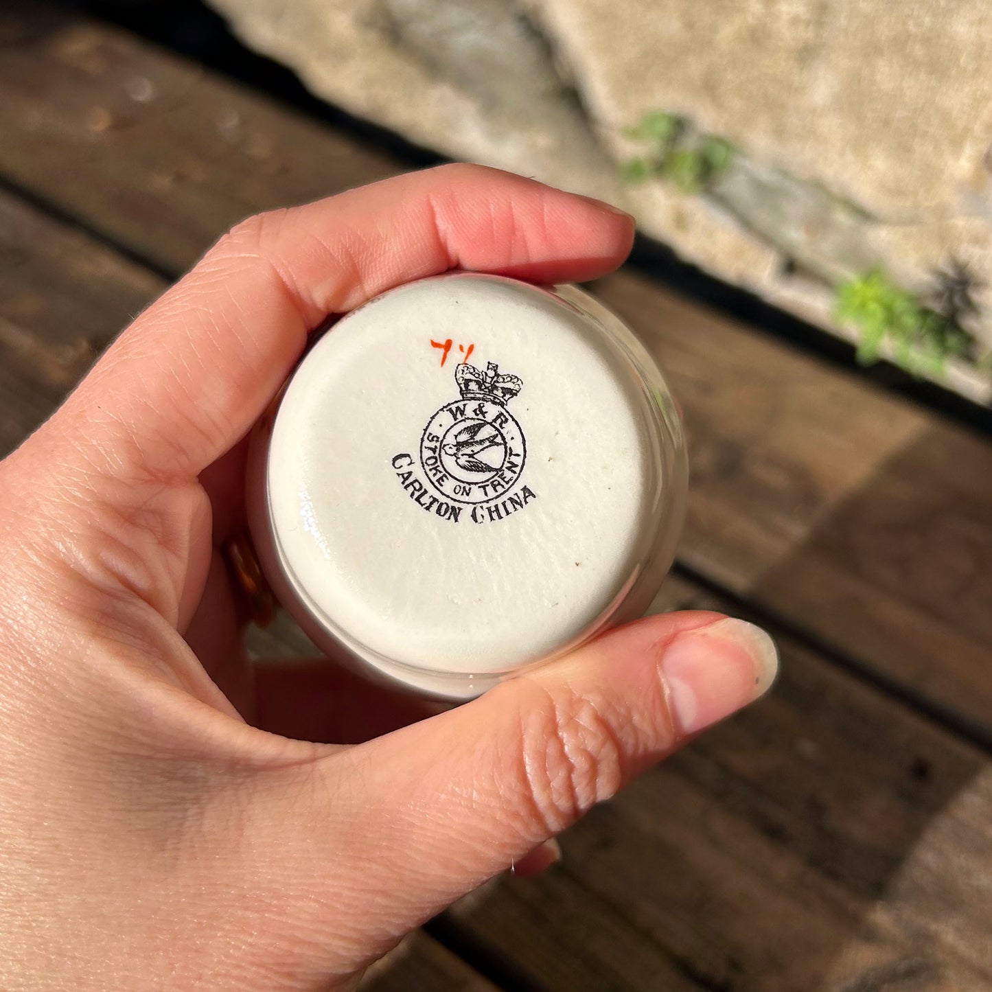 Miniature Vase - Crested China - Carlton - Cymru am Byth - Antique (Preloved)