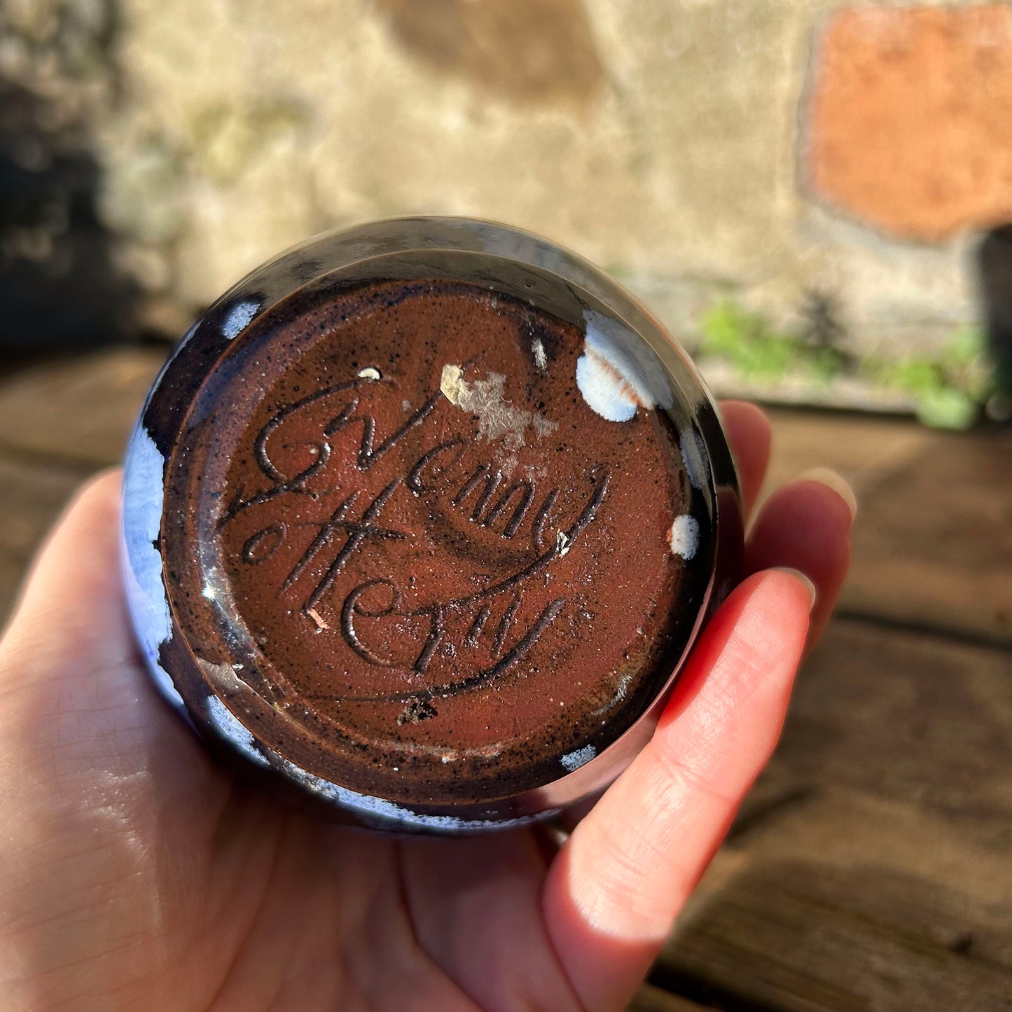 Miniature Vase - Ewenni / Ewenny Welsh Studio Pottery - Vintage (Preloved)