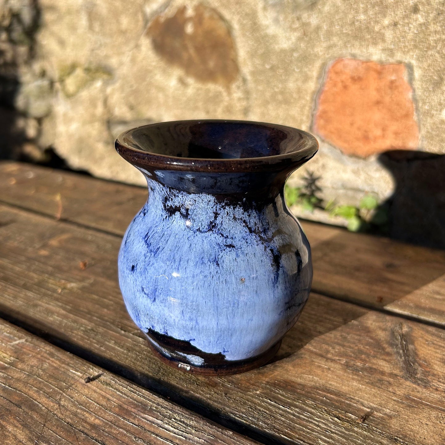 Miniature Vase - Ewenni / Ewenny Welsh Studio Pottery - Vintage (Preloved)