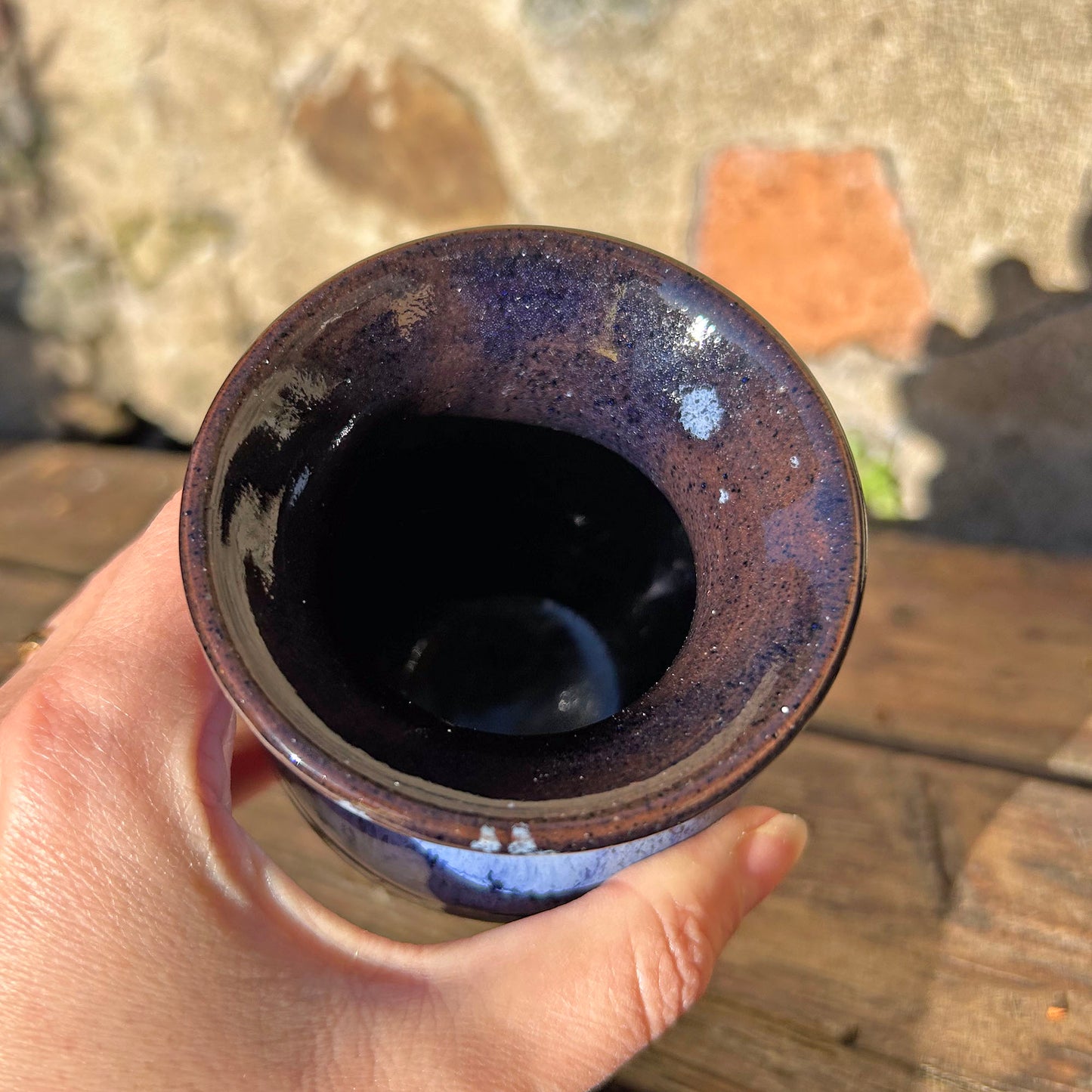 Miniature Vase - Ewenni / Ewenny Welsh Studio Pottery - Vintage (Preloved)