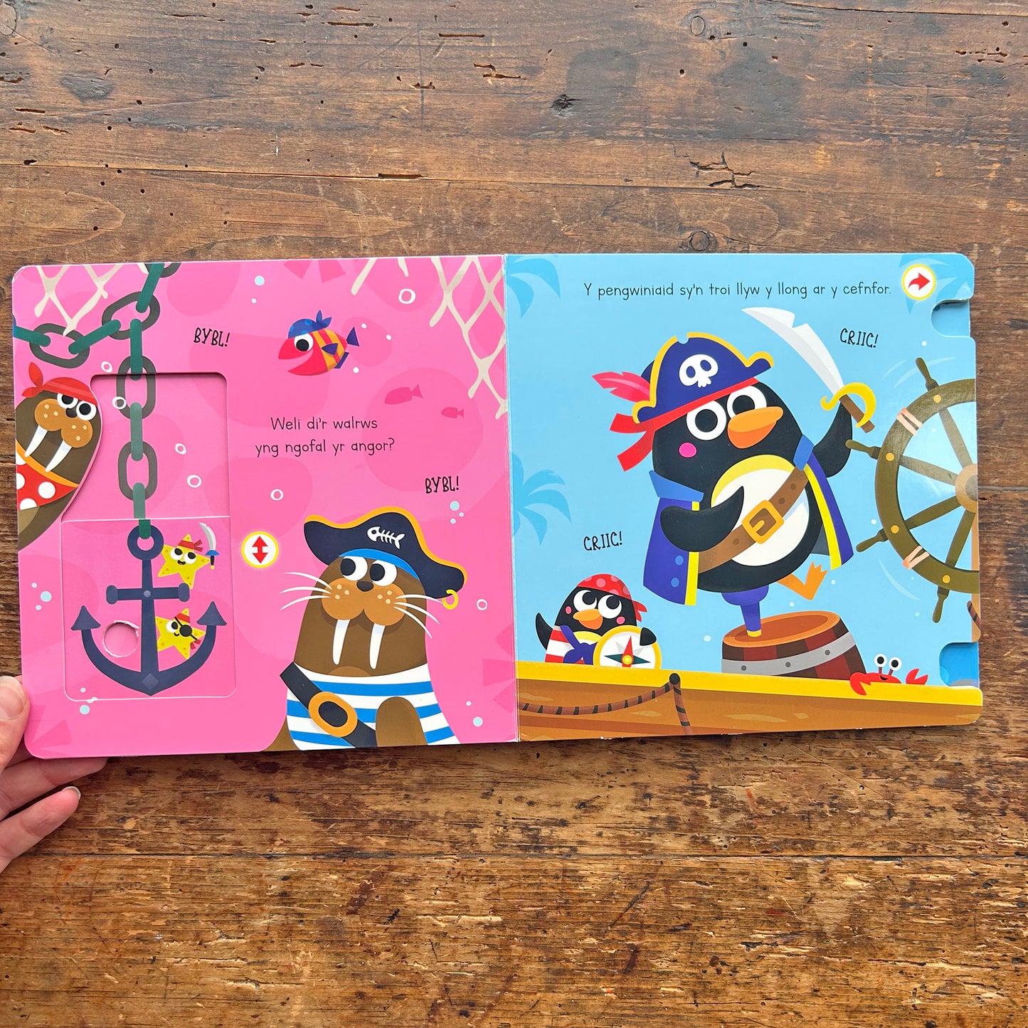 Miri'r Môr-Ladron: Miri the Pirate - Push, Pull and Turn (Preloved)
