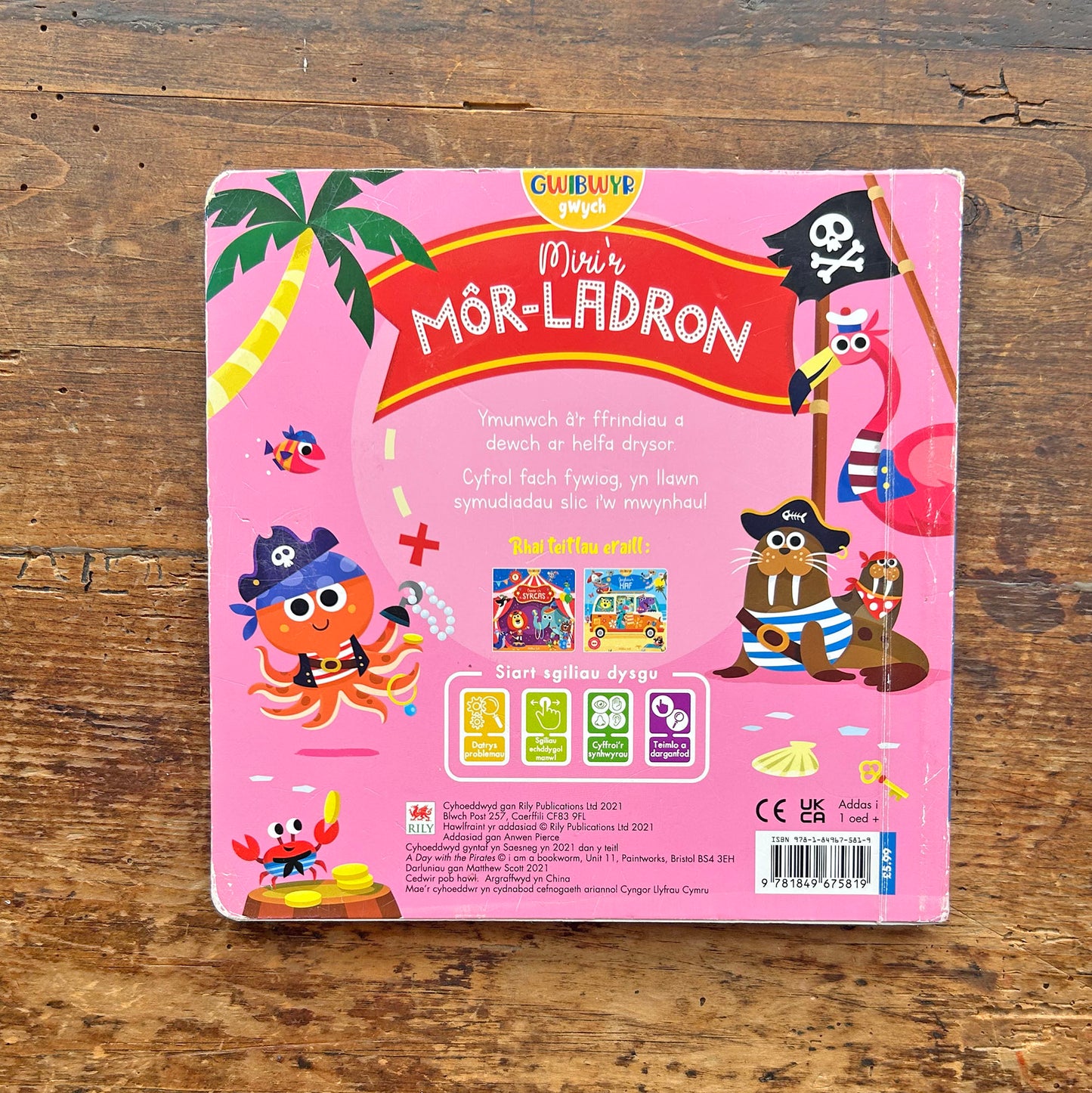 Miri'r Môr-Ladron: Miri the Pirate - Push, Pull and Turn (Preloved)