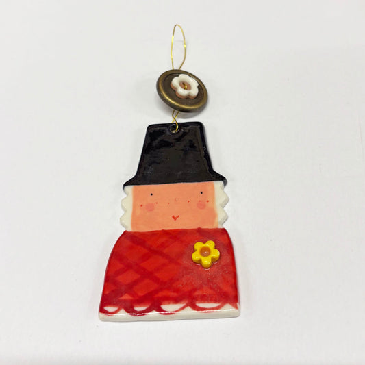 Decoration - Welsh Lady - Ceramic / Porcelain - Small