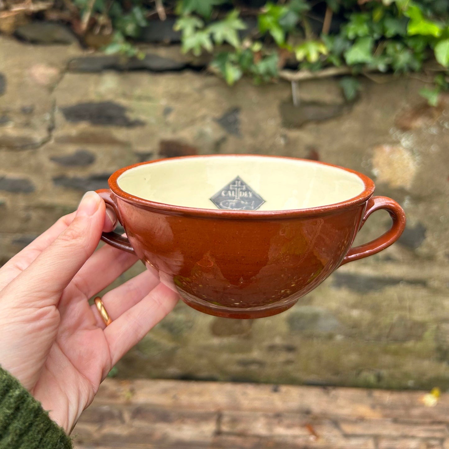 Monk's Loving Cup - Caldey Island Pottery - Vintage (Preloved)