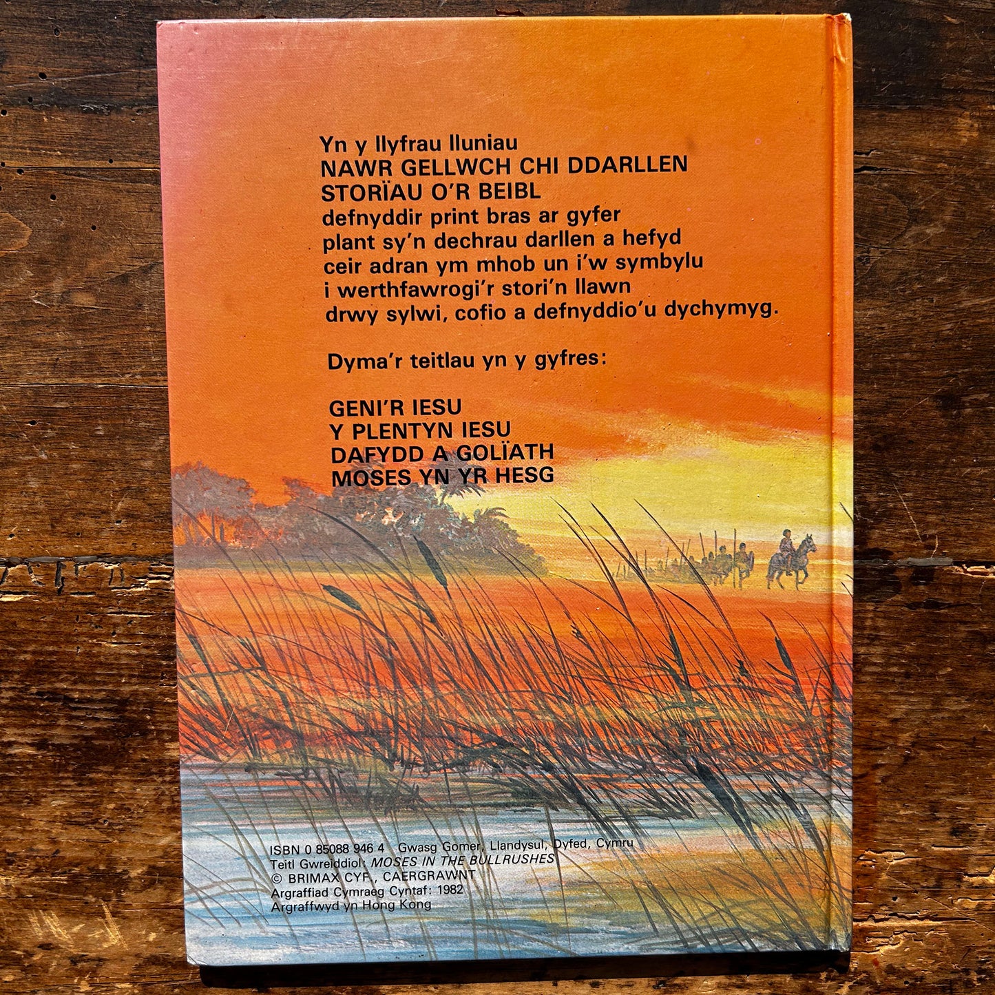 Moses yn yr Hesg - Nawr Gellwch Chi Ddarllen - Storiau O'r Beibl - 1982 (Preloved)