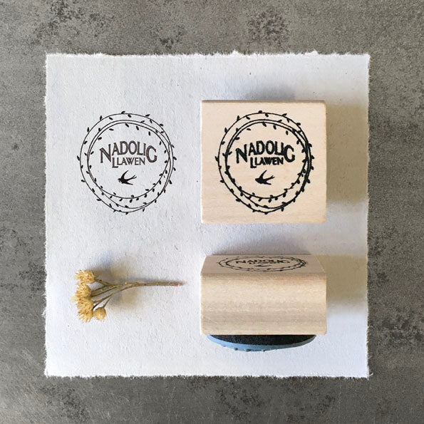 Rubber Stamp - Merry Christmas / Nadolig Llawen