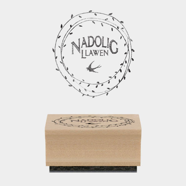 Rubber Stamp - Merry Christmas / Nadolig Llawen