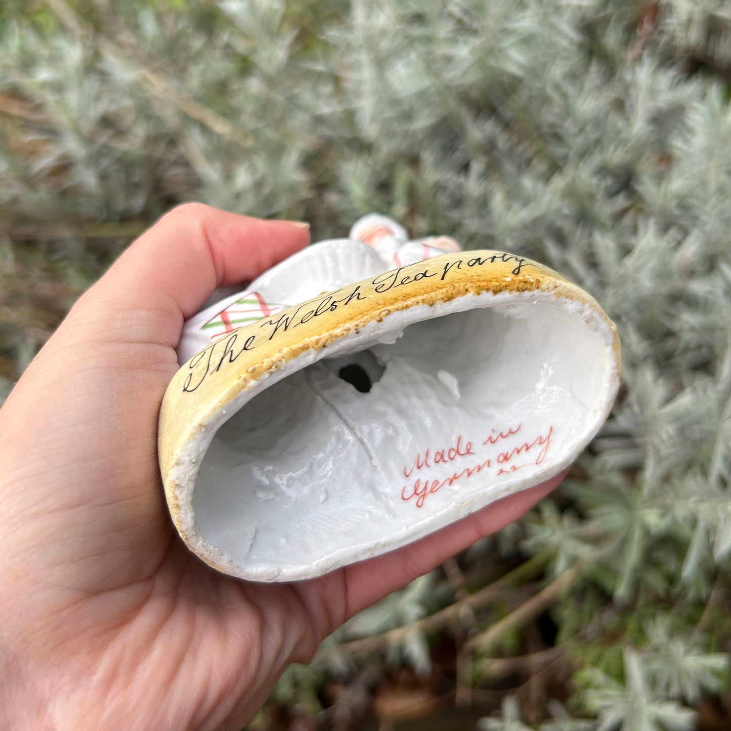 Ornament / Fairing - Welsh Ladies - The Welsh Tea Party - Antique (Preloved)