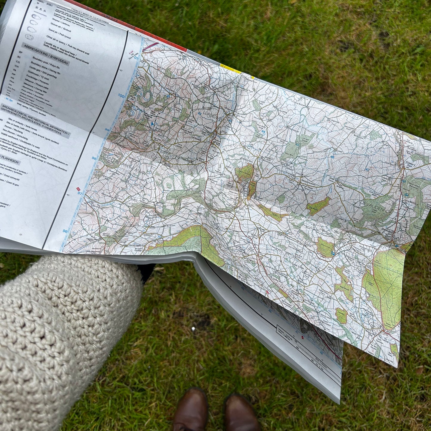 OS Ordnance Survey Map - Wye Valley & Forest of Dean / Dyffryn Gwy a Fforest y Ddena OL14 (Preloved)