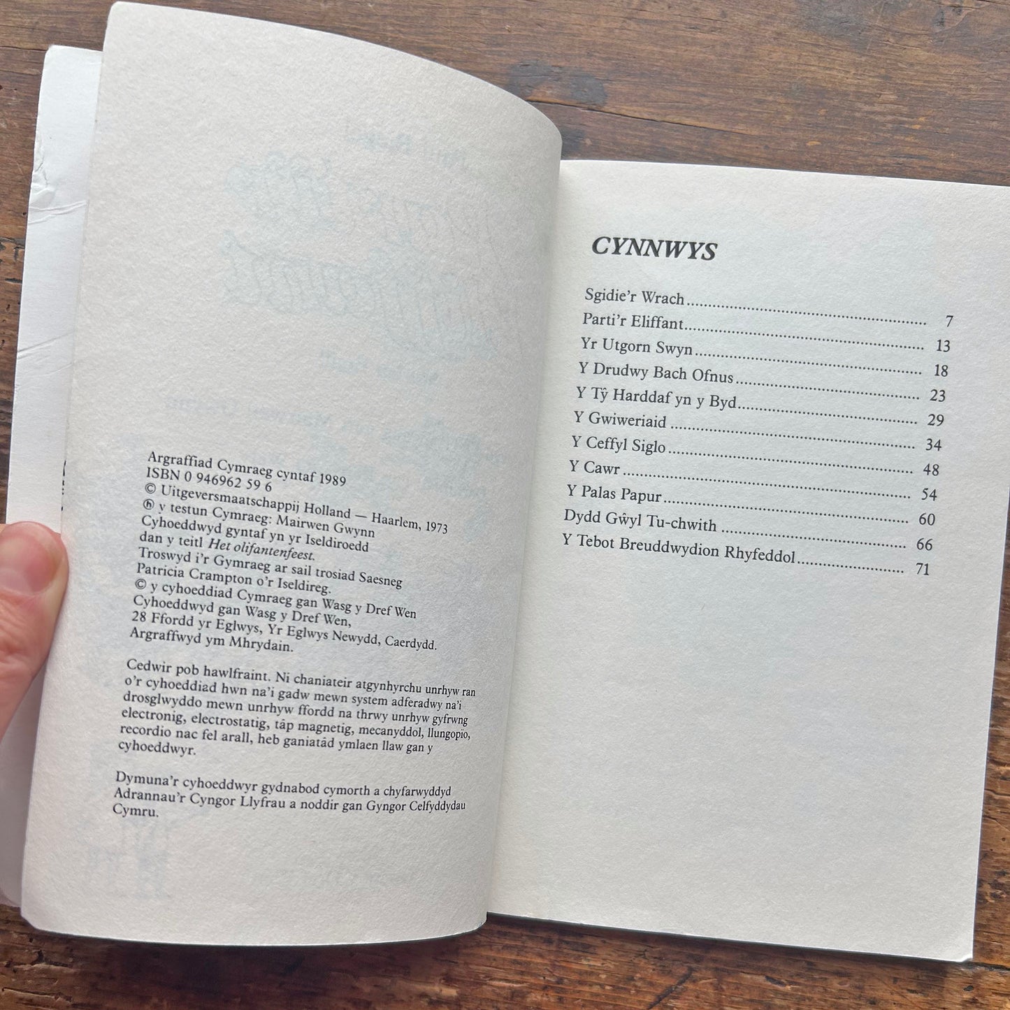 Parti’r Eliffant - Paul Biegel / Mairwen Gwynn (Preloved)