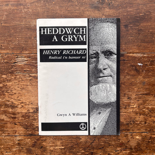Heddwch a Grym / Peace & Power: Henry Richard - Gwyn A Williams - 1988 (Preloved)