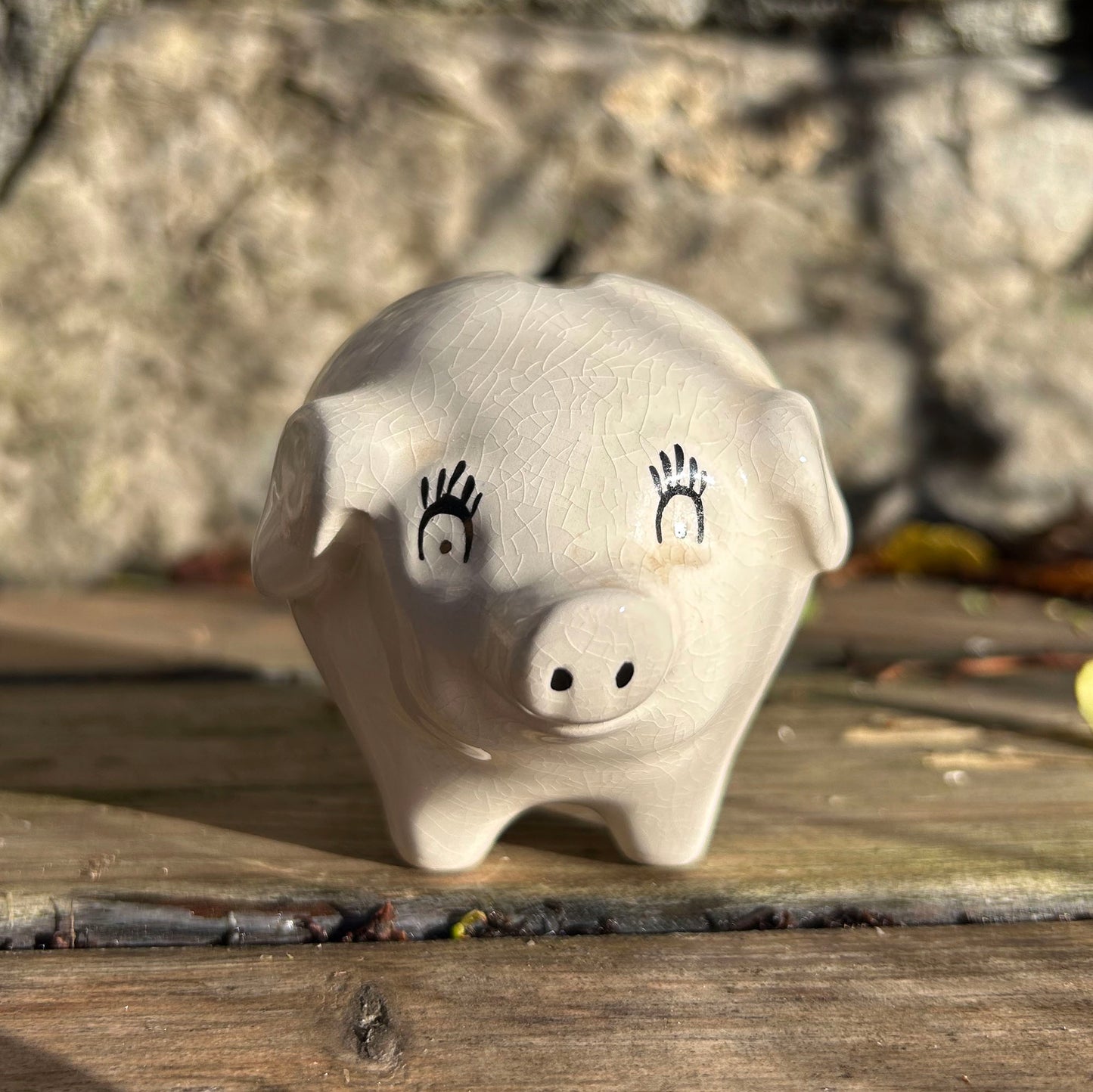 Piggy Bank - Welsh Ladies - Souvenir of Wales - Antique (Preloved)