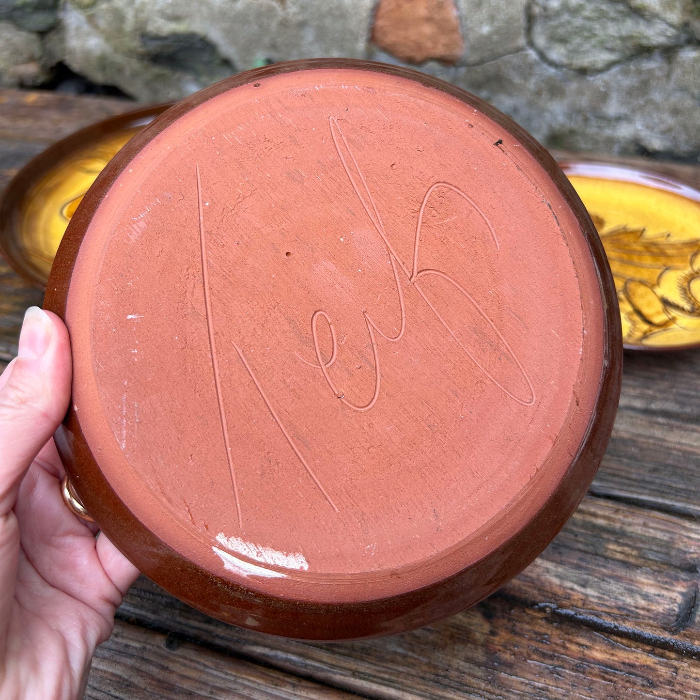 Plates - Welsh Dragon - Teifi Pottery - Vintage (Preloved)