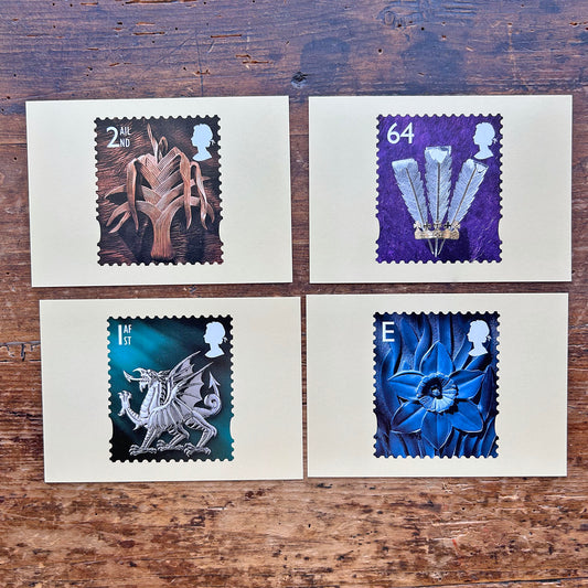 Postcard Collection - Royal Mail Welsh Stamps 1999