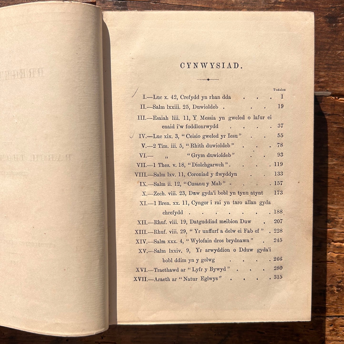 Pregethau - Parch. Thomas Rees - 1888 (Preloved)