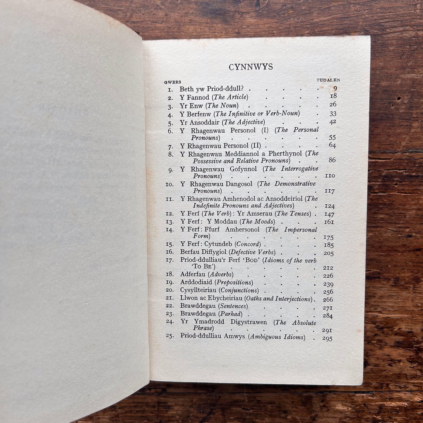 Priod-Ddulliau'r Gymraeg - Welsh Idoms - Joseph Harry - 1927 (Preloved)