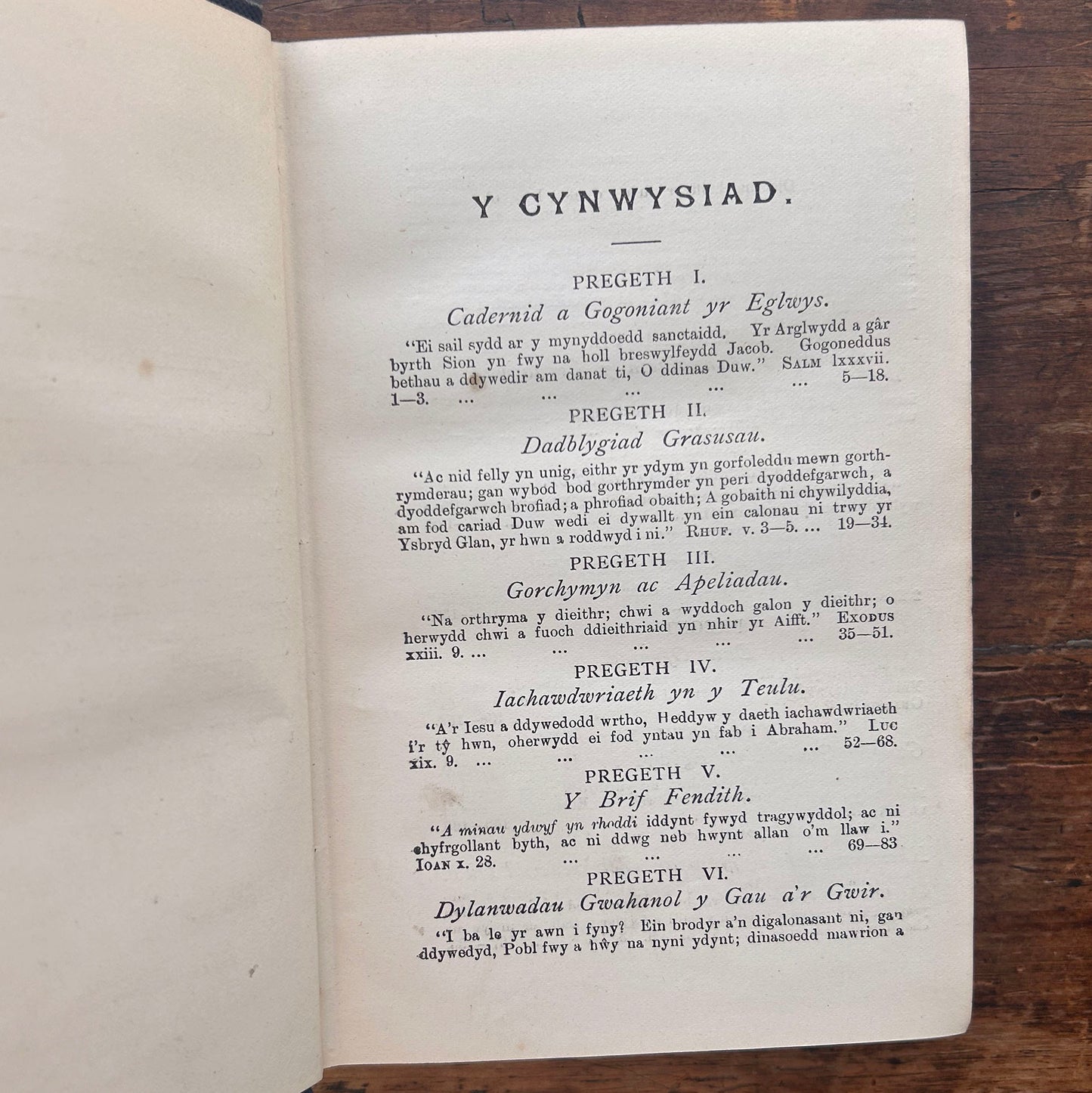 Pyrth Sion - Pregethau - B. Davies - 1899 (Preloved)