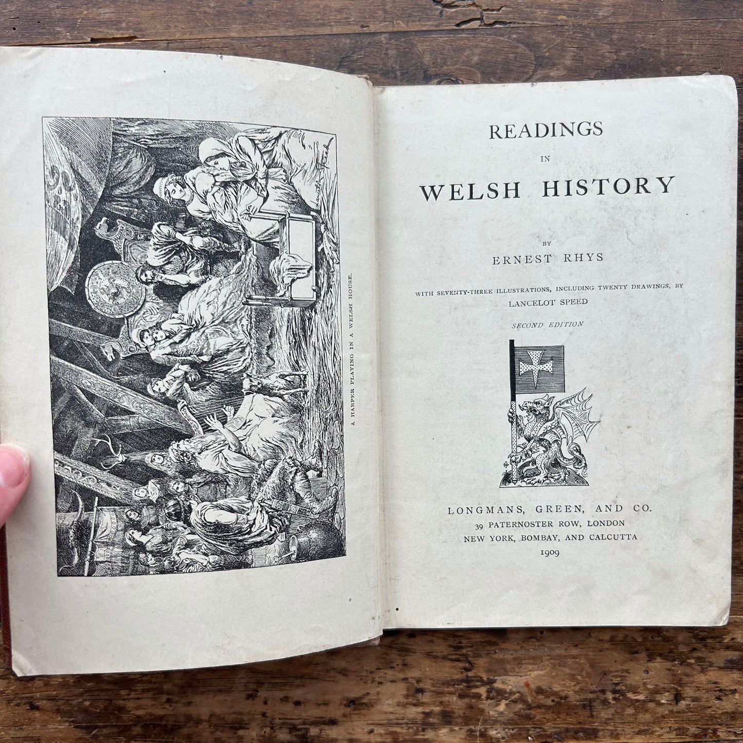 Readings in Welsh History - Ernest Rhys - 1909 (Preloved)