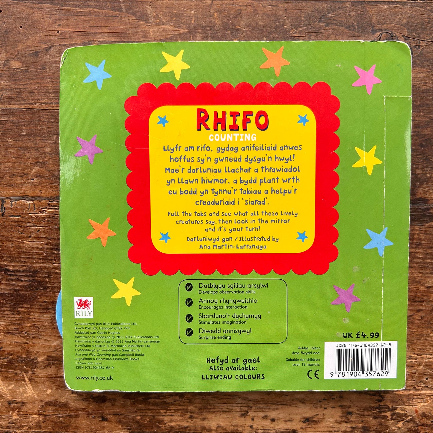 Rhifo / Counting - Tynnu a Chwarae / Pull and Play (Preloved)