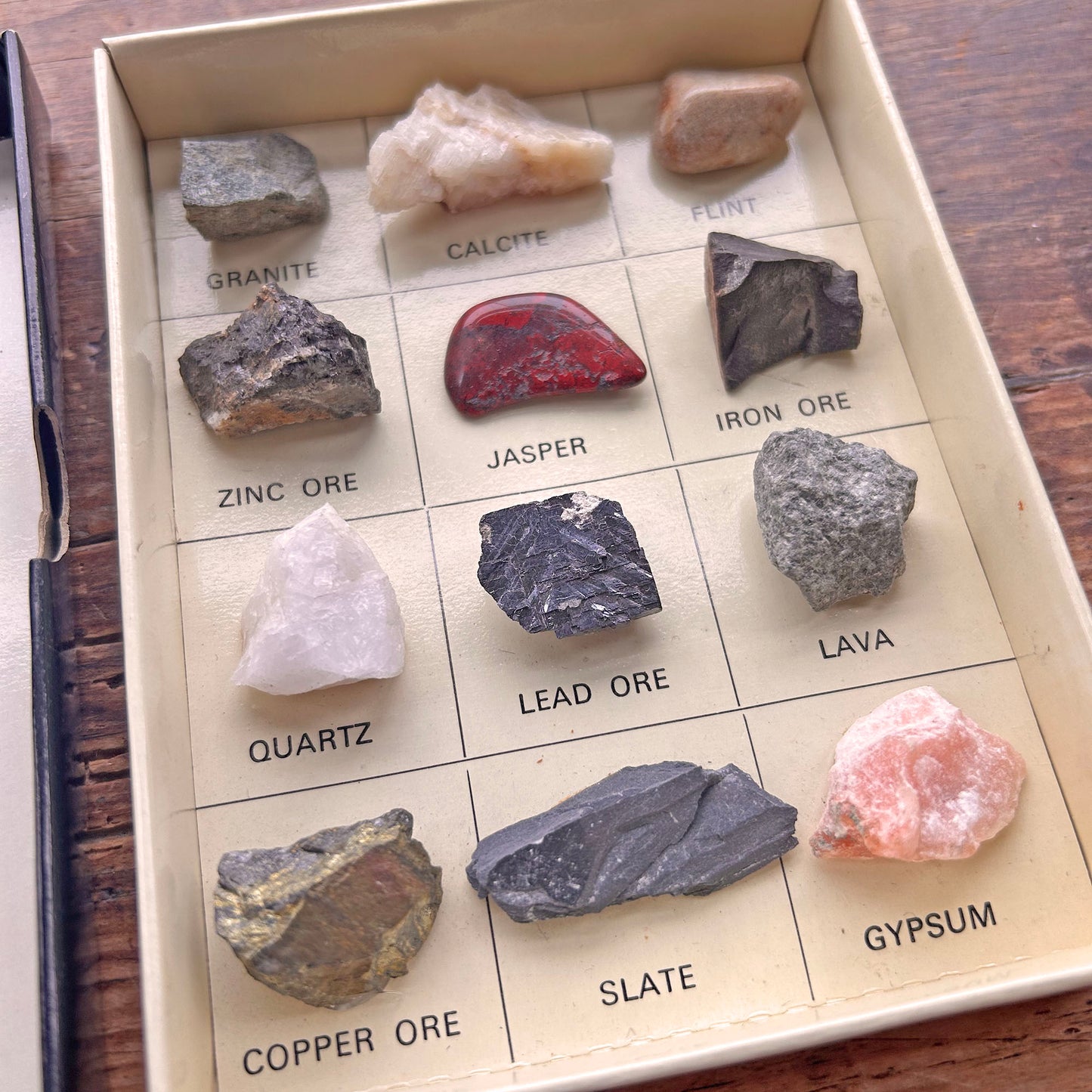 Rocks & Minerals of Wales - Geology Specimen Gift Box - Vintage - Ammonite Ltd. (Preloved)