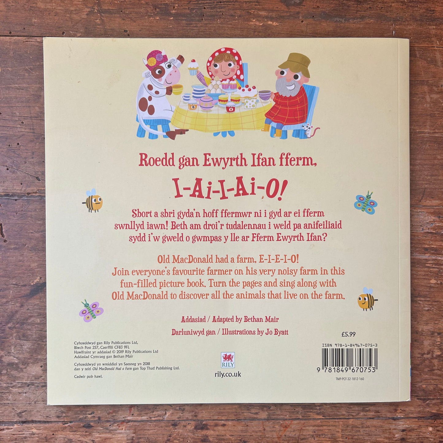 Roedd gan Ewyrth Ifan Fferm / Old MacDonald had a Farm (Preloved)