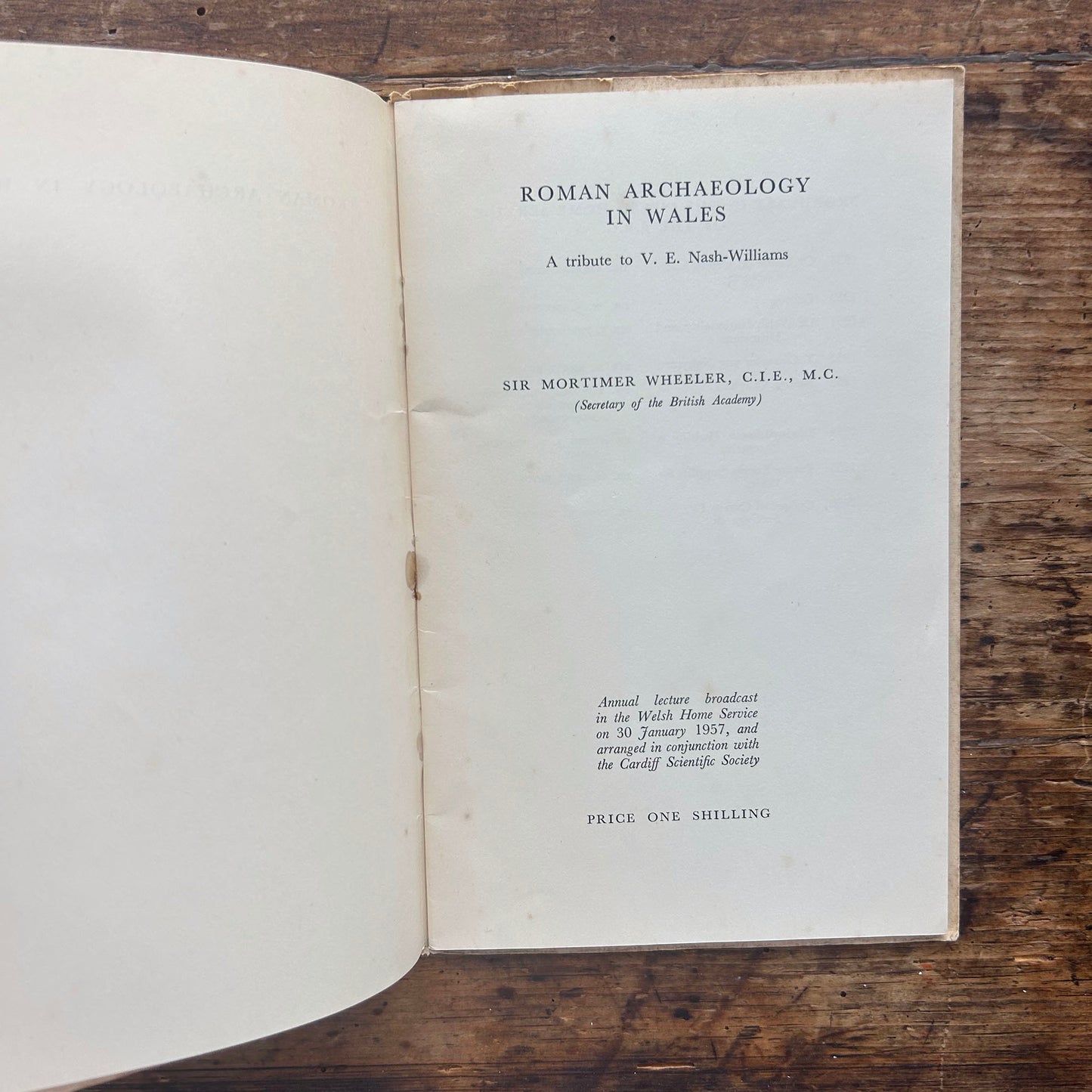 Ystoriau Heddiw - TH Parry Williams - 1938 (Preloved)