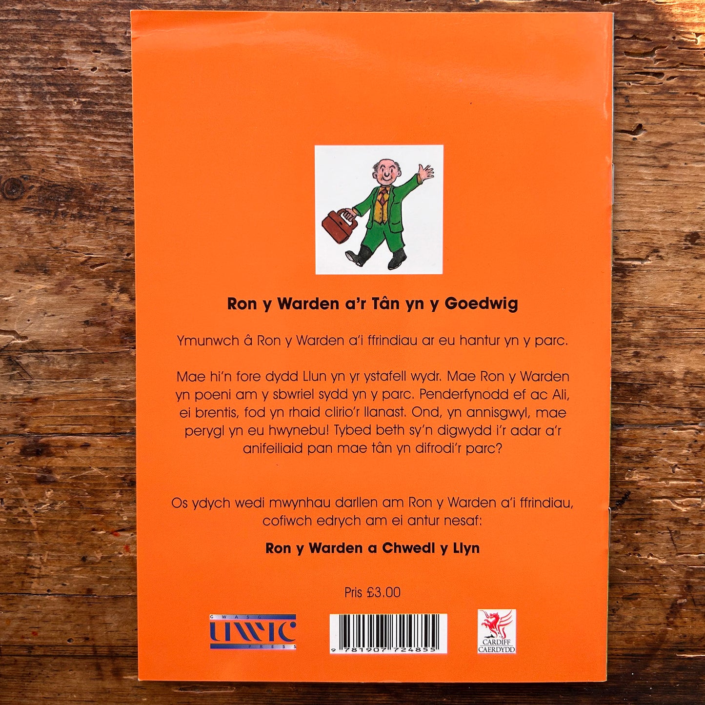 Ron y Warden - a'r Tan yn y Goedwig - David Leverett - 2003 (Preloved)