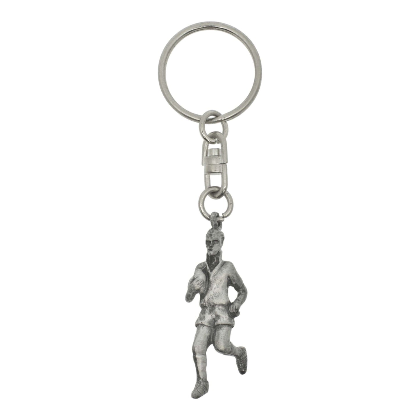 Keyring / Key Chain - Gwerin Cymreig - Pewter - Mari Lwyd