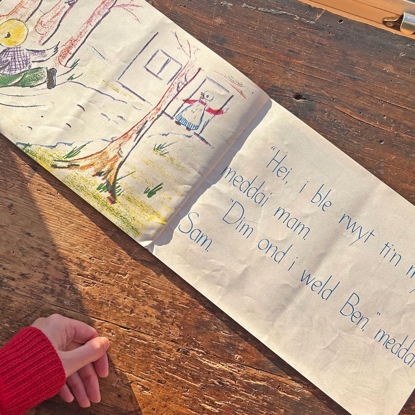 Sam a'r Garreg Hud - Megan Thomas - Vintage Welsh Book 1968 (Preloved)