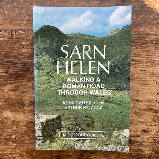 Sarn Helen - Walking a Roman Road through Wales - A Cicerone guide 1992 (Preloved)