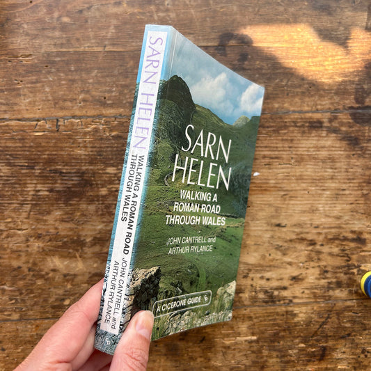Sarn Helen - Walking a Roman Road through Wales - A Cicerone guide 1992 (Preloved)