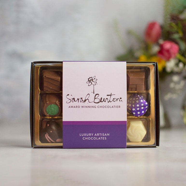 Selection Box - Sarah Bunton Welsh Chocolate - 12 / 130g