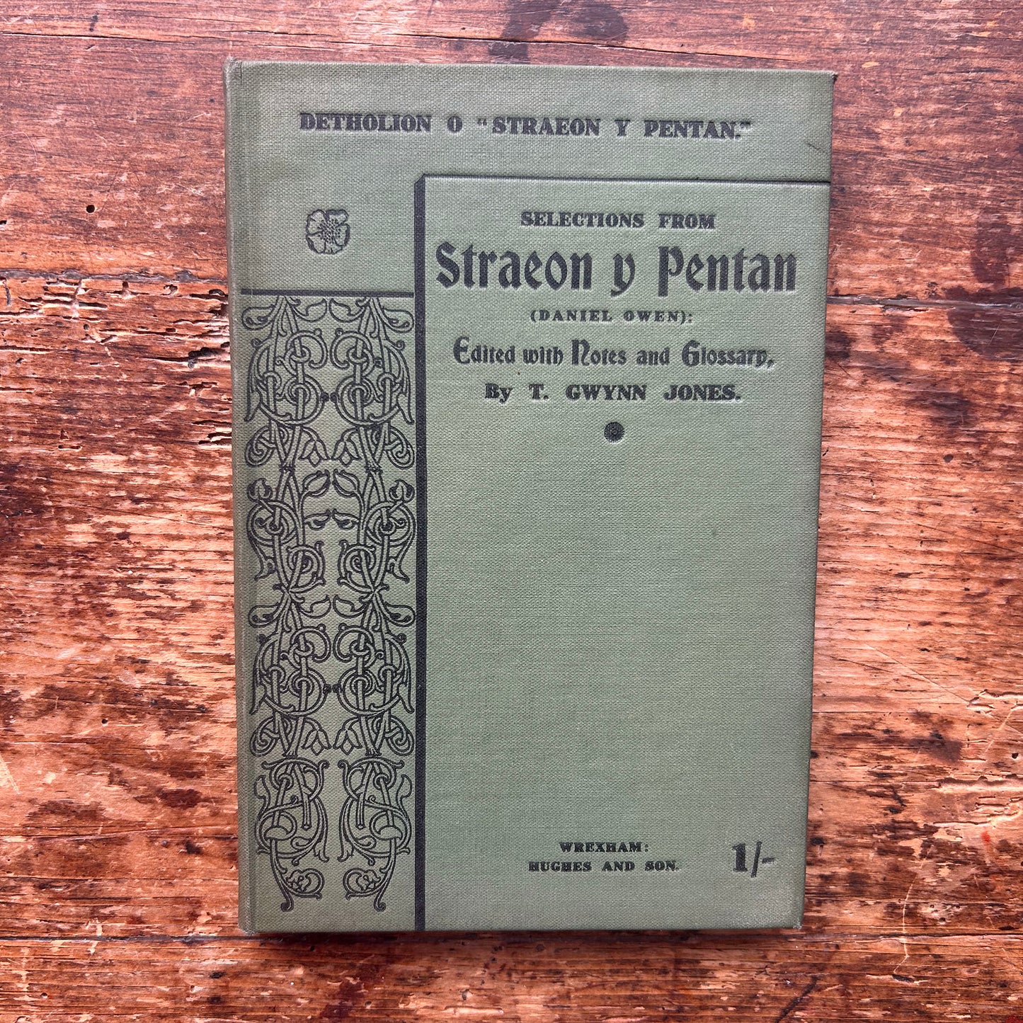 Detholion o Straeon y Pentan - Daniel Owen - T. Gwynn Jones 1910 (Preloved)