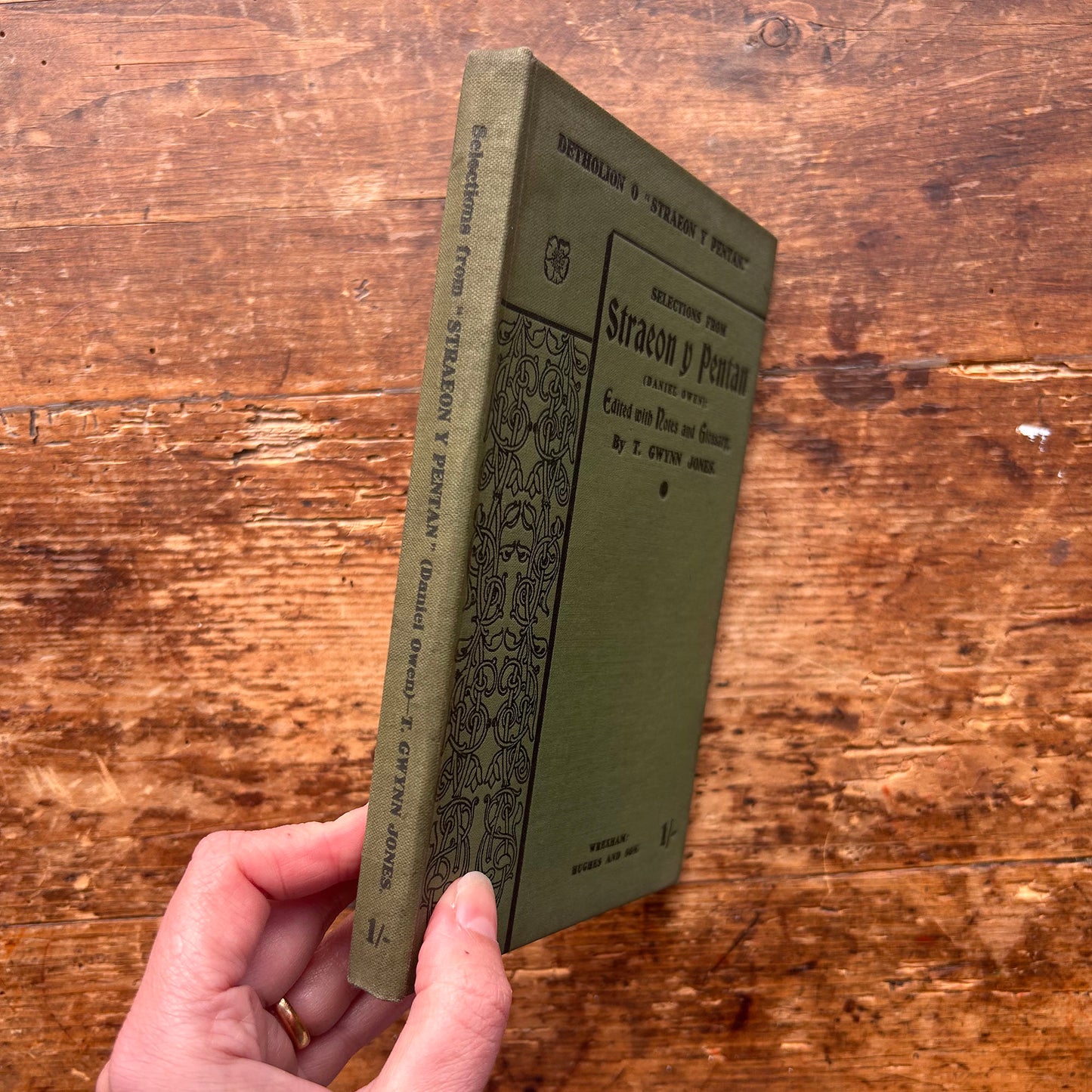 Detholion o Straeon y Pentan - Daniel Owen - T. Gwynn Jones 1910 (Preloved)