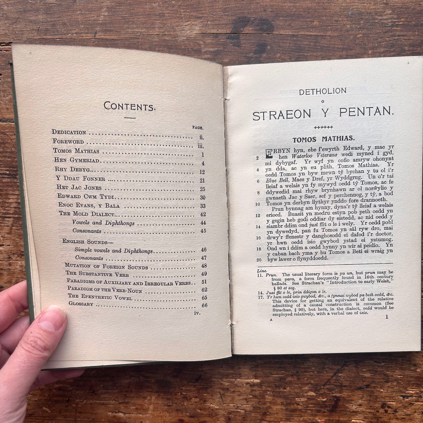 Detholion o Straeon y Pentan - Daniel Owen - T. Gwynn Jones 1910 (Preloved)