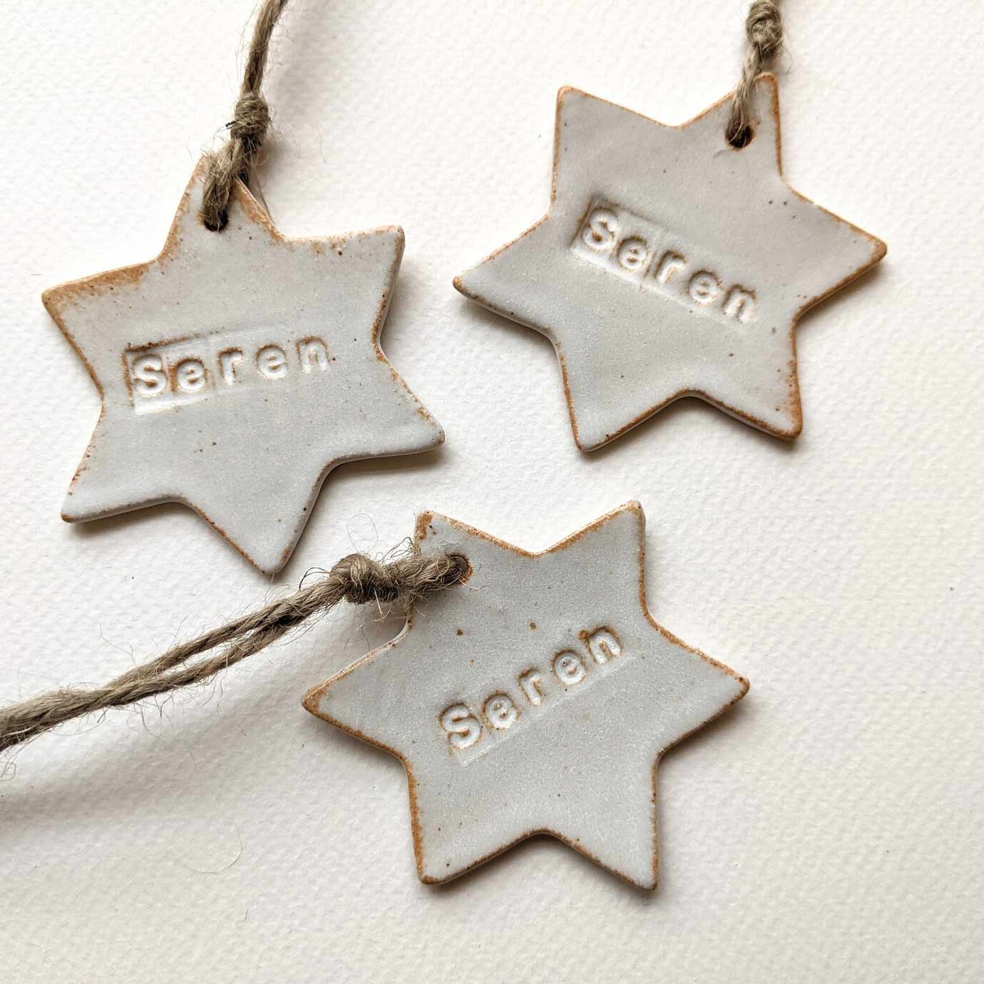 Decoration - Ceramic - Star - Seren