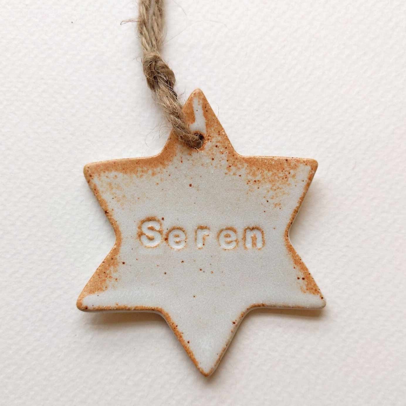 Decoration - Ceramic - Star - Seren