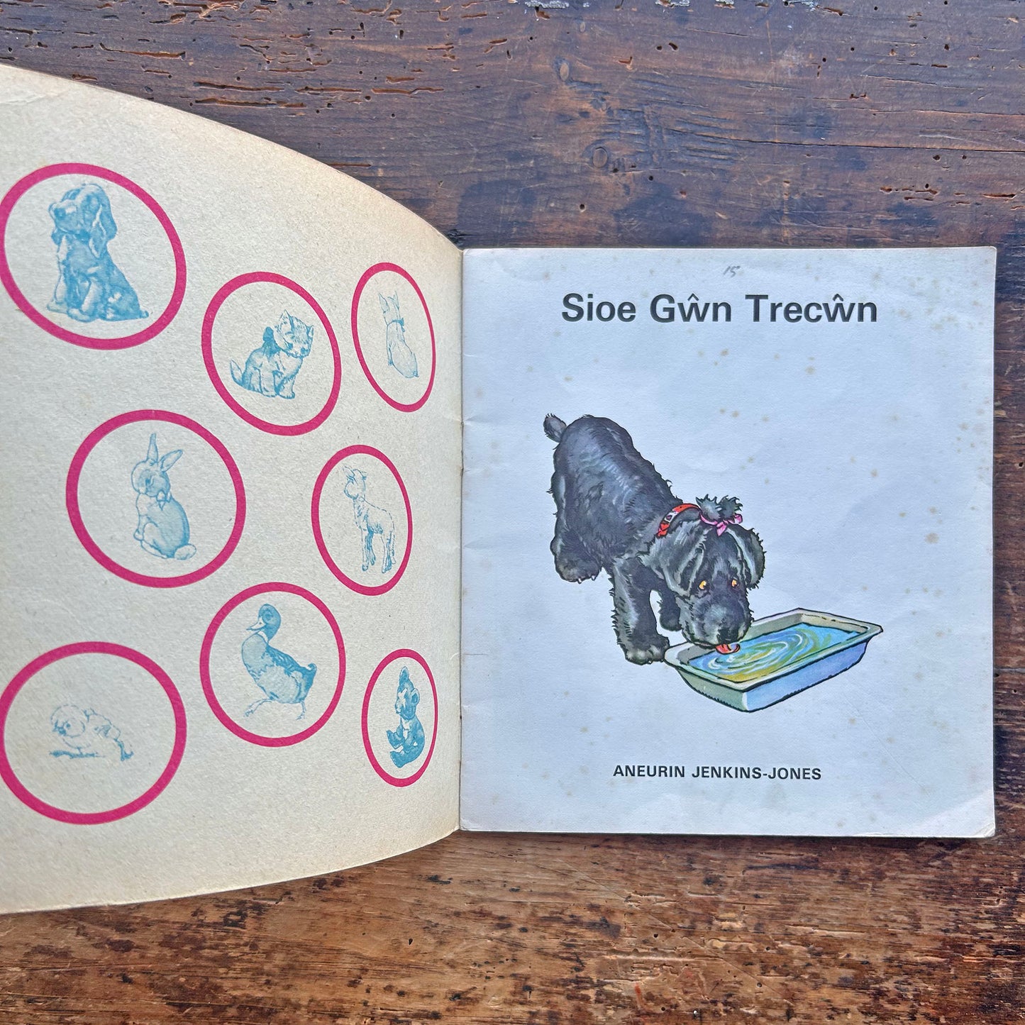 Sioe Gwn Trecwn - Llyfr Lluniau Plant Hen 1973 (Wedi'i Ail-law)