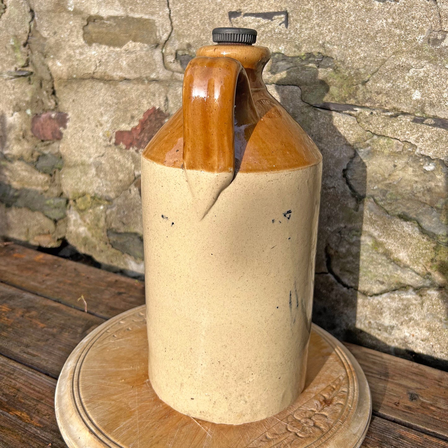 Stoneware Bottle / Flagon - Horrocks & Sons Merthyr - Botanical Brewery Antique 1924 (Preloved)