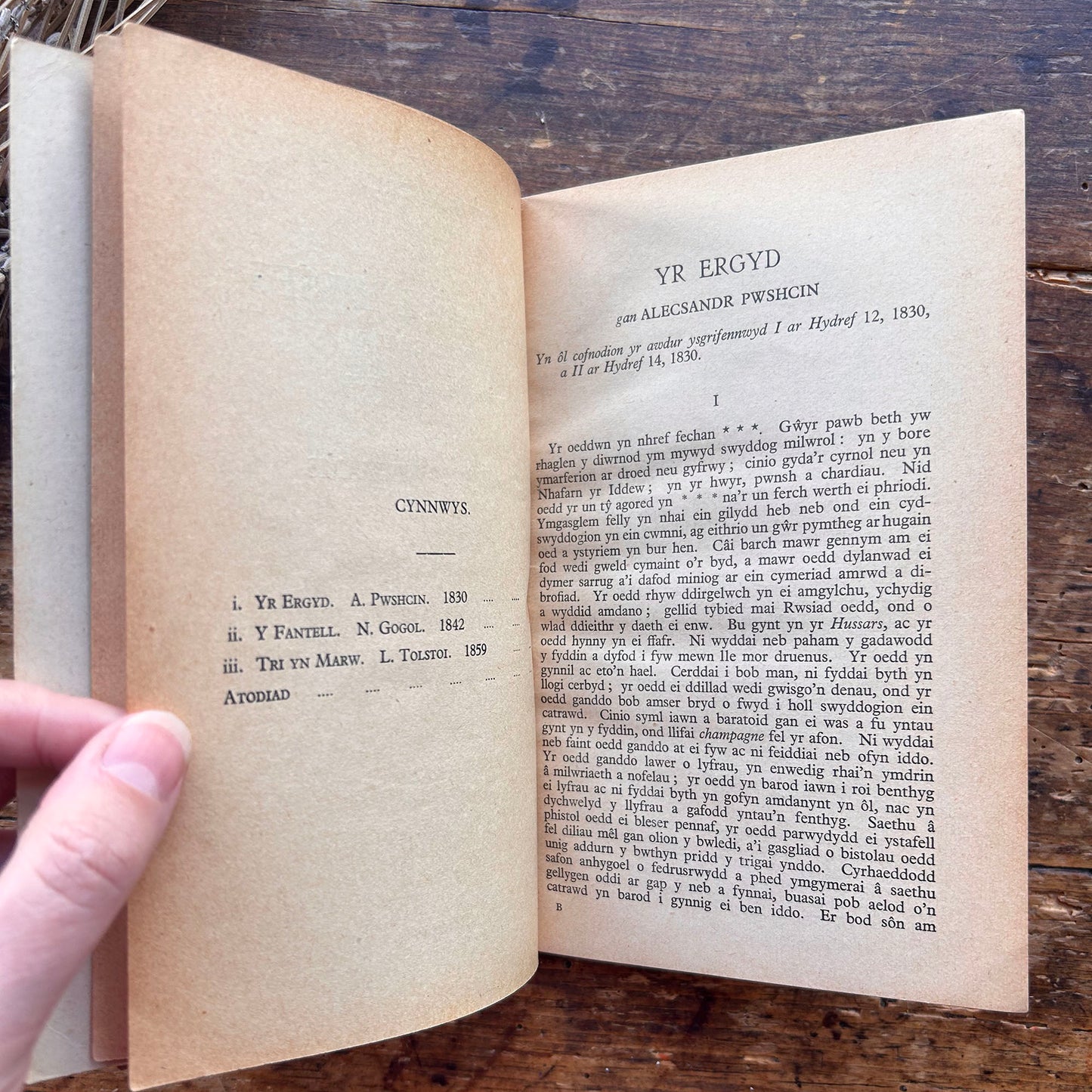 Storiau O'r Rwseg - T. Hudson-Williams - 1942 (Preloved)