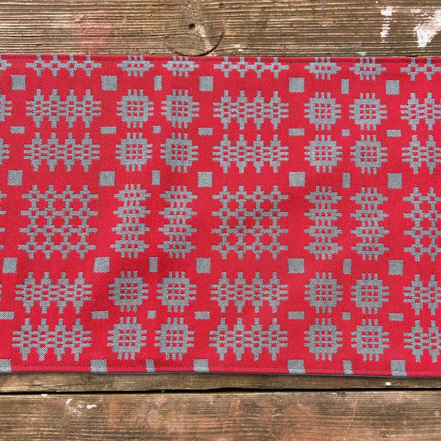 TRADE - Table Runner - Welsh Tapestry Woven - Red x 6