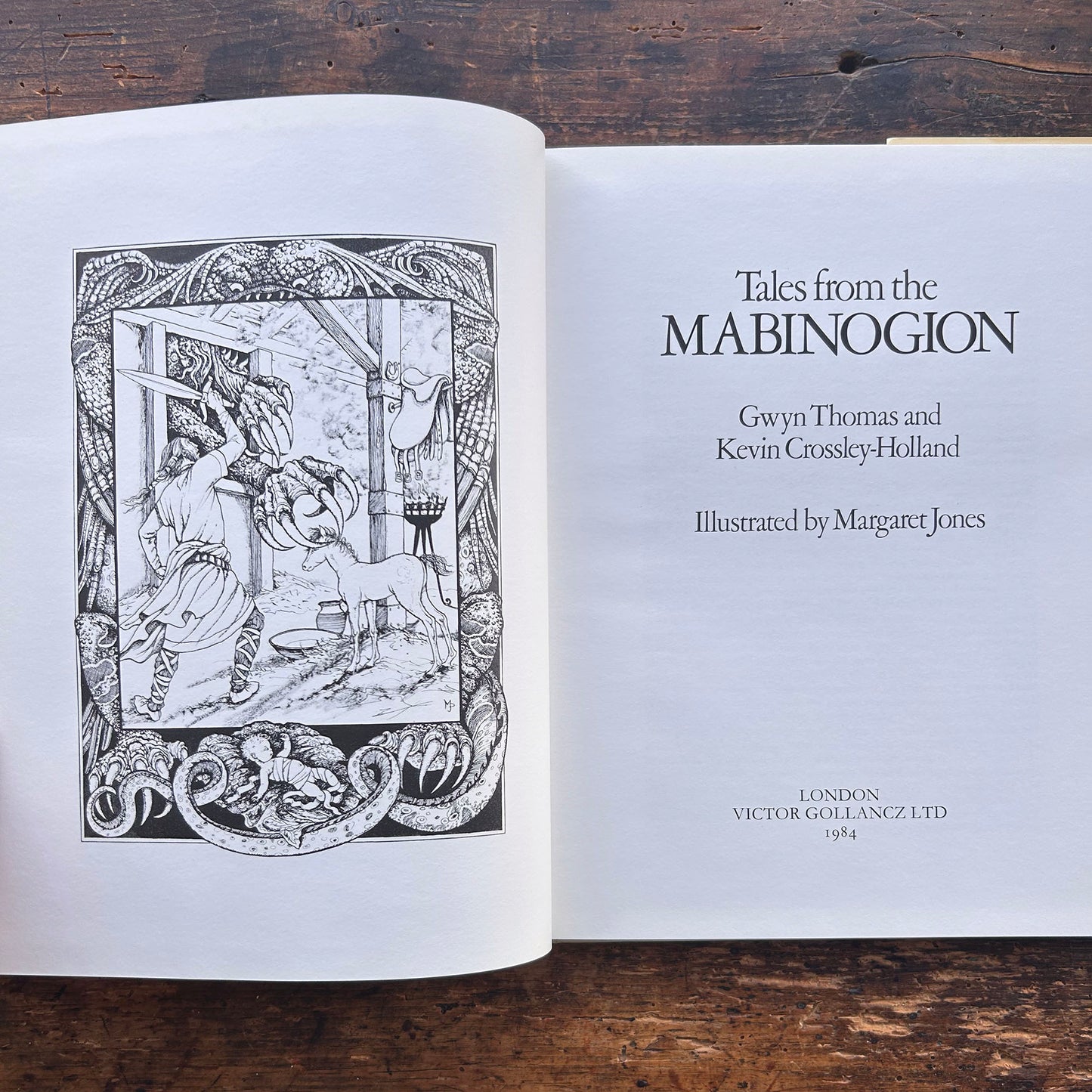 Y Mabinogi - Darluniau - Gwyn Thomas &amp; Margaret Jones (Preloved)