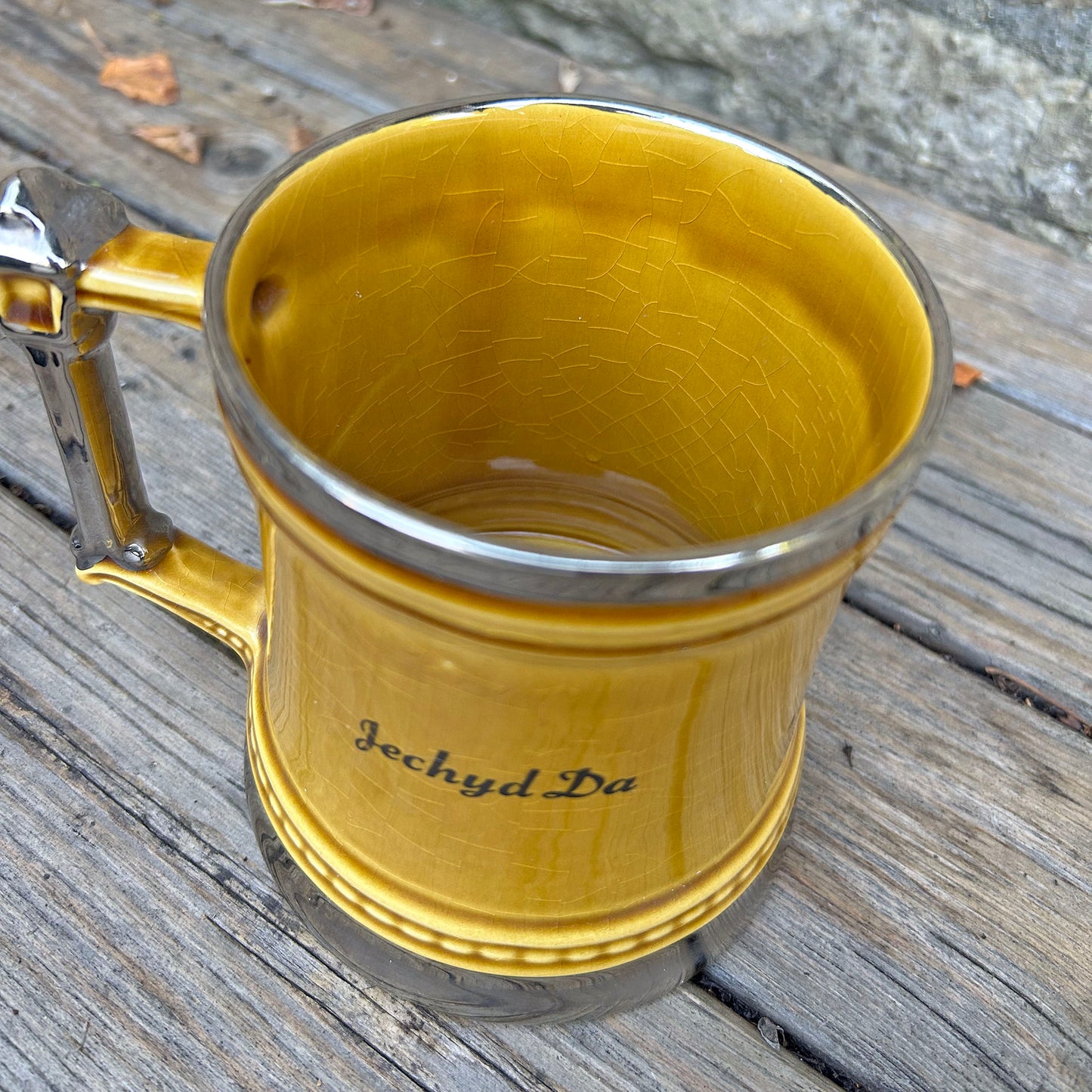Tankard / Beer Mug - Vintage - Cymru am Byth / Iechyd Da (Preloved)