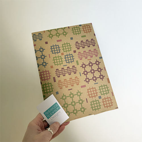 Wrapping Paper / Gift Wrap - 100% Recycled - Welsh Tapestry