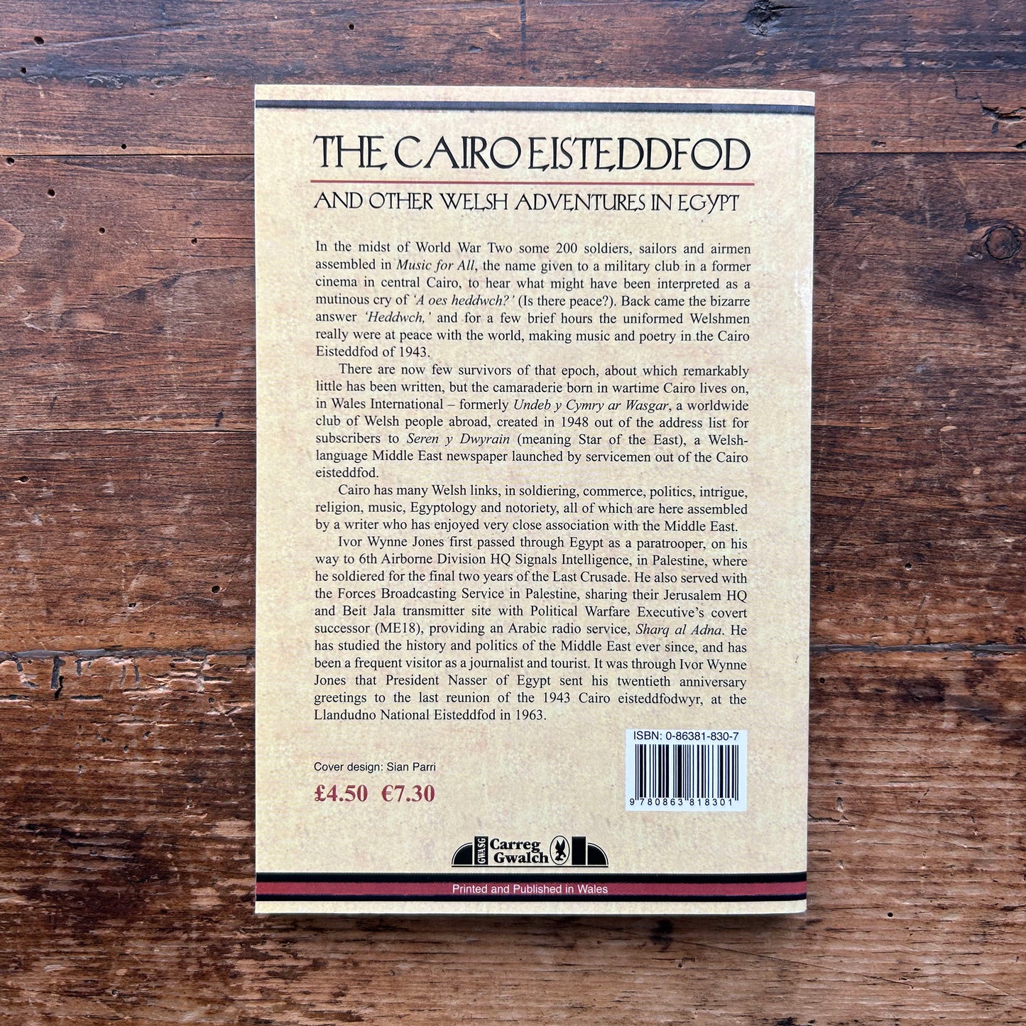 The Cairo Eisteddfod and Other Welsh Adventures in Egypt (Preloved)